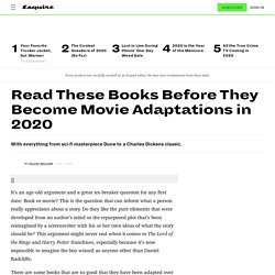 Best Movies Based on Books 2020 - The Most Anticipated Film Adaptations of Books in 2020