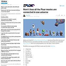 Here's how all the Pixar movies are connected in one universe