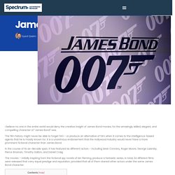 James Bond Movies: The Best Of 6 Ian Flemings’ Spy Novels - Spectrum