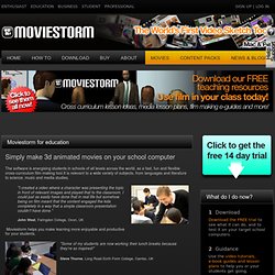 Moviestorm for teaching and learning - US