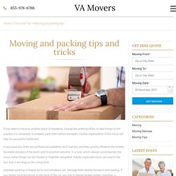 Moving and packing tips and tricks