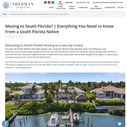 Everything You Need to Know About South FL