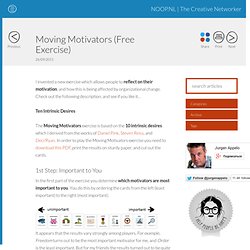 Moving Motivators (Free Exercise)