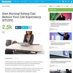 Start Moving! Sitting Can Reduce Your Life Expectancy [STUDY]