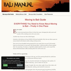 Moving to Bali Guide