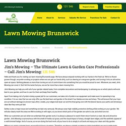 Lawn Mowing Brunswick