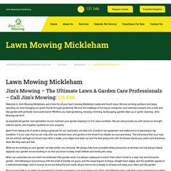 Lawn Mowing Mickleham