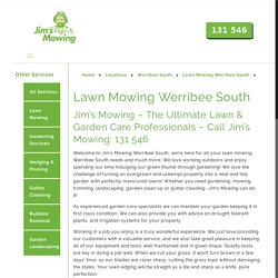 Lawn Mowing Werribee South