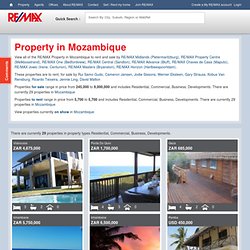 Property for sale in Mozambique