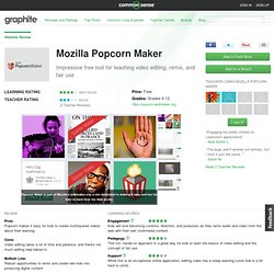 Mozilla Popcorn Maker Educator Review