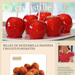 BILLES DE MOZZARELLA PANNÉES CROUSTI-FONDANTES