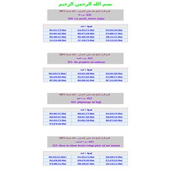 موقع عام للشيخ الشعراوي واعمال اسلامية يحتوي على ملفات صوتيه MP3,WMA-موقع المصطفى-www.al-mostafa.us