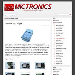 MP3stick MP3 Player - Mictronics