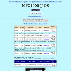 MPC1000 JJ OS
