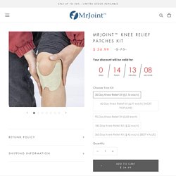 MrJoint™ Knee Relief Patches Kit – MrJoint™