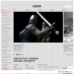 Glasgow School of Arts - Serious Games Development