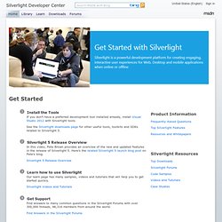 Get Started : The Official Microsoft Silverlight Site