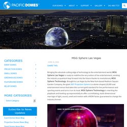 MSG Sphere Las Vegas - Pacific Domes