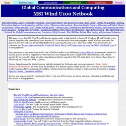 MSI Wind U100 Netbook