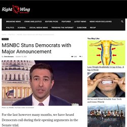 MSNBC Stuns Democrats with Major Announcement - Right Wing News Hour