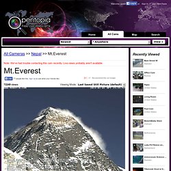 Webcam in Nepal - Mt.Everest