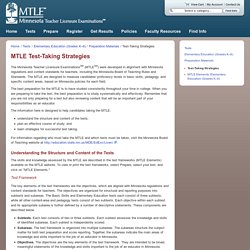 MTLE Test-Taking Strategies