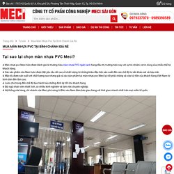 Mua Màn Nhựa Pvc Tại Bình Chánh Giá Rẻ