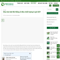 Mua tảo bột Đà Nẵng ở đâu chất lượng & giá tốt 2021?