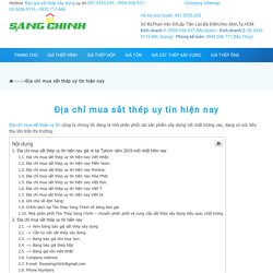 Địa chỉ mua sắt thép uy tín hiện nay sắt thép xây dựng mới nhất 24/24 - 097.5555.055