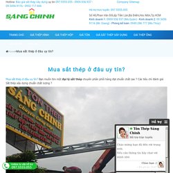 Mua sắt thép ở đâu uy tín? sắt thép xây dựng mới nhất 24/24 - 097.5555.055