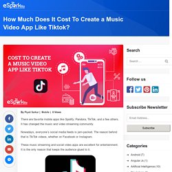 How Much Does It Cost To Create a Music Video App Like Tiktok?