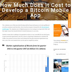 How Much Does It Cost to Develop a Bitcoin Mobile App
