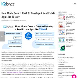 How Much does it Cost to Develop a Real Estate App like Zillow?