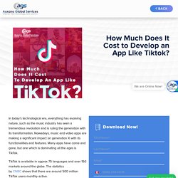 How Much Does It Cost to Develop an App Like Tiktok