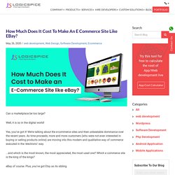 How Much Does It Cost to Make an E Commerce Site like eBay?