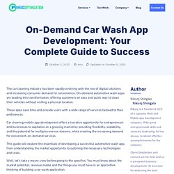 How Much Does Car Wash App Development Costs?