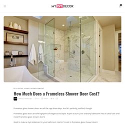 How Much Does a Frameless Shower Door Cost?