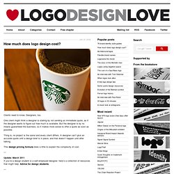 How much does logo design cost?