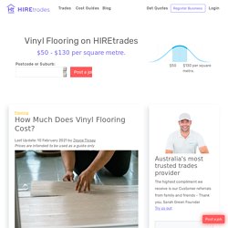 How Much Does Vinyl Flooring Cost?