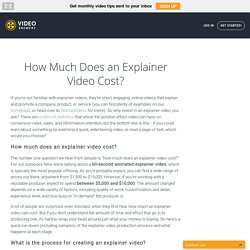How Much Does an Explainer Video Cost?
