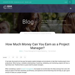 How Much Money Can You Earn as a Project Manager?