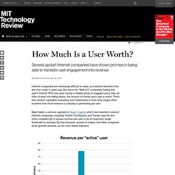 How Much Is a User Worth? - Technology Review - Aurora