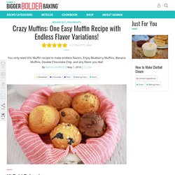 Crazy Muffins: One Easy Muffin Recipe with Endless Flavor Variations!