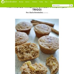 Muffins de manzana, canela y avena (sin trigo ) - Pizca de Sabor