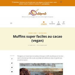Muffins super faciles au cacao (vegan)