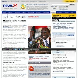 Mugabe blasts Mandela