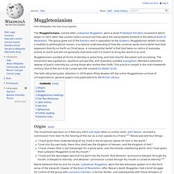 Muggletonianism