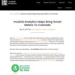 muGrid Analytics Helps Bring Smart Meters To Colorado