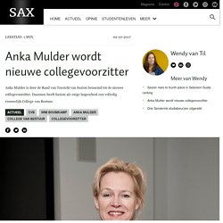 Anka Mulder wordt nieuwe collegevoorzitter