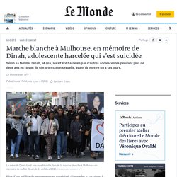 Marche blanche à Mulhouse, en mémoire de Dinah, adolescente harcelée qui s’est suicidée